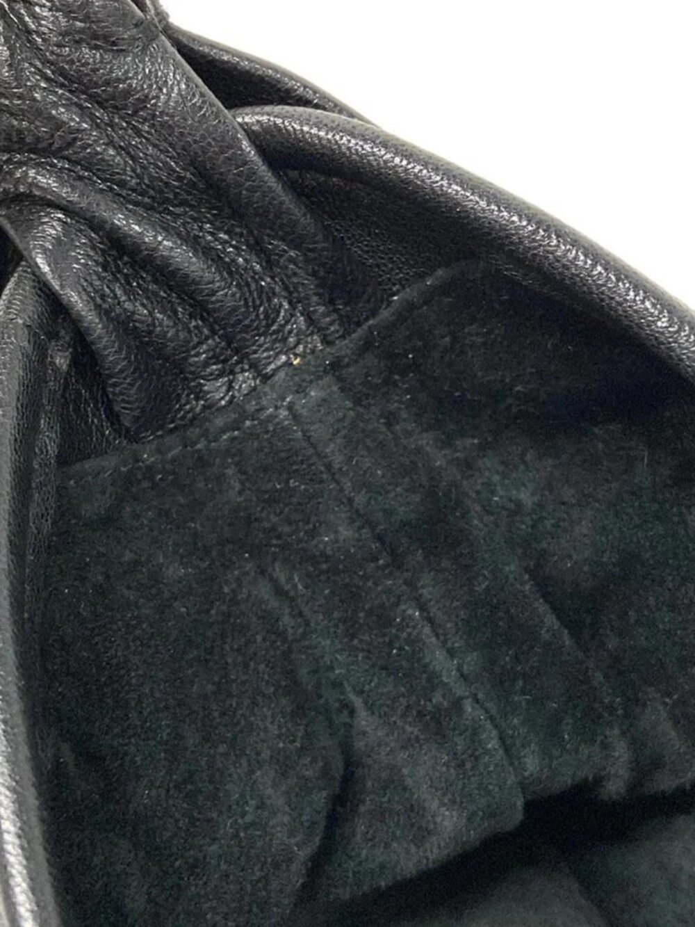YvesSaintLaurent rivegauche (YSL) St-Tropez 129133 Black White Leather - Picture 12 of 15